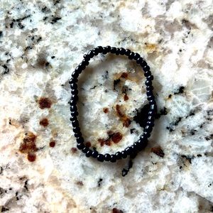 Navy beaded bracelet